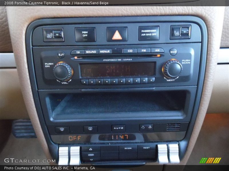 Controls of 2008 Cayenne Tiptronic
