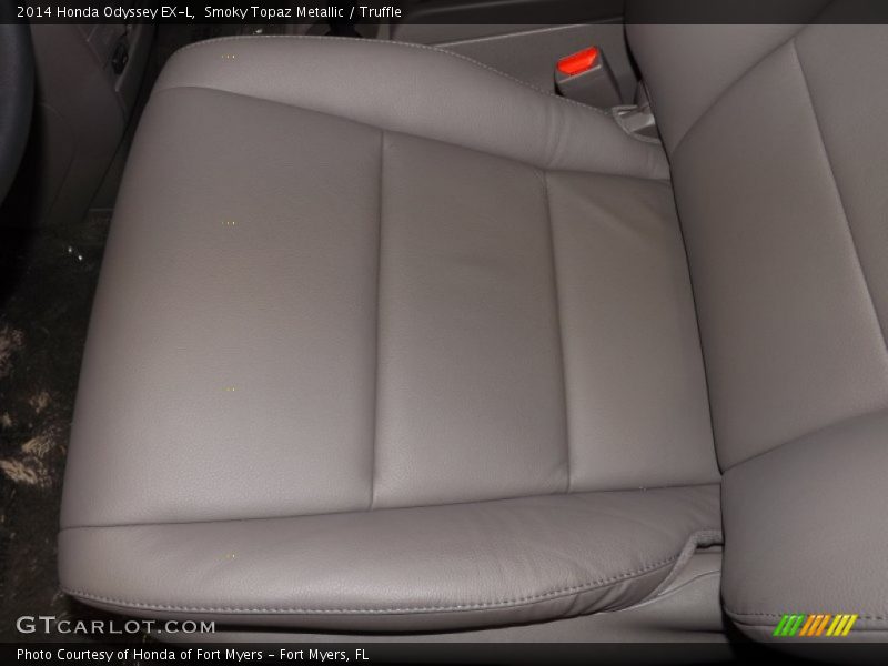 Smoky Topaz Metallic / Truffle 2014 Honda Odyssey EX-L