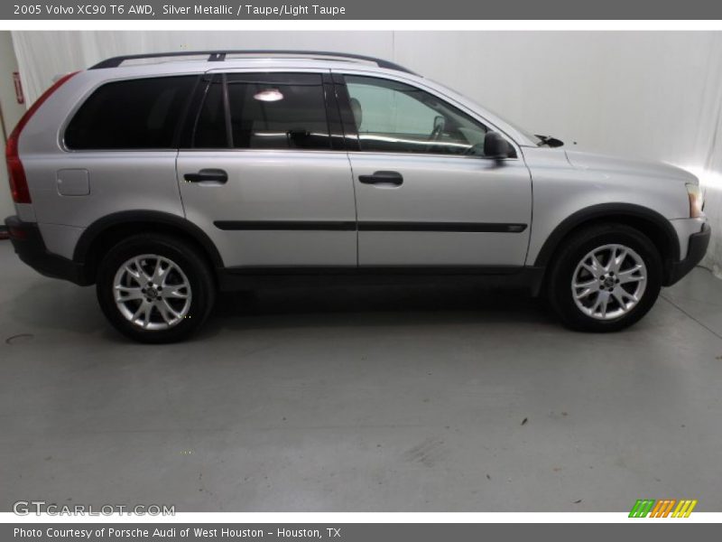 Silver Metallic / Taupe/Light Taupe 2005 Volvo XC90 T6 AWD