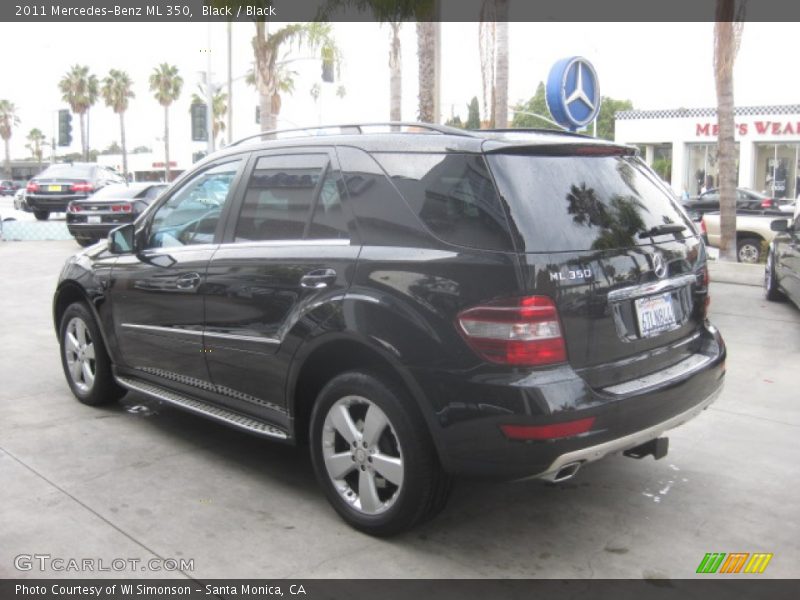 Black / Black 2011 Mercedes-Benz ML 350