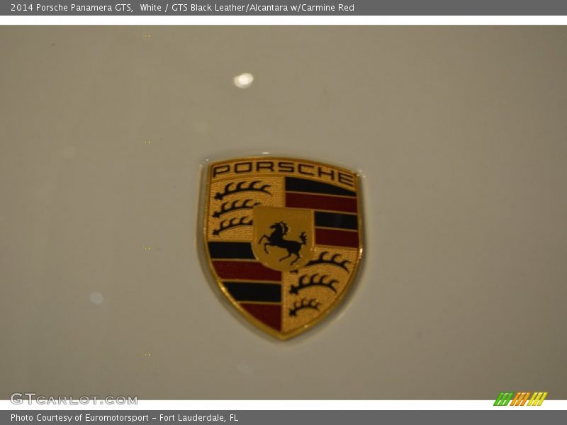 White / GTS Black Leather/Alcantara w/Carmine Red 2014 Porsche Panamera GTS