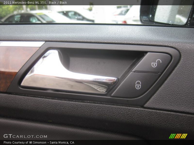 Black / Black 2011 Mercedes-Benz ML 350