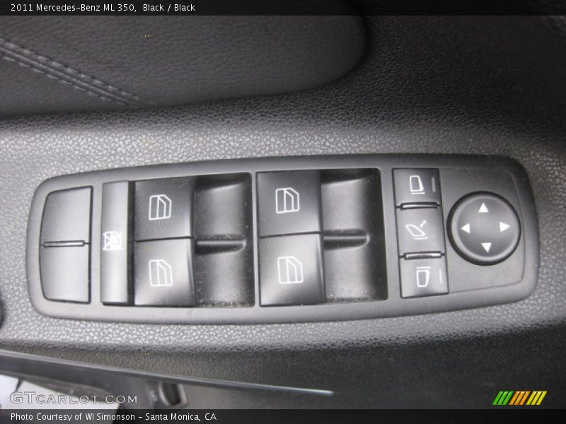 Black / Black 2011 Mercedes-Benz ML 350