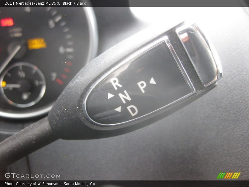 Black / Black 2011 Mercedes-Benz ML 350