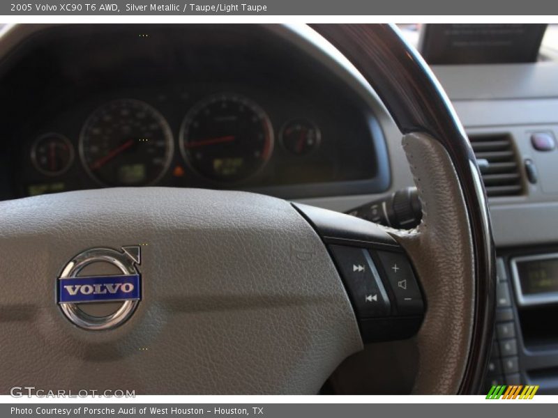 Silver Metallic / Taupe/Light Taupe 2005 Volvo XC90 T6 AWD