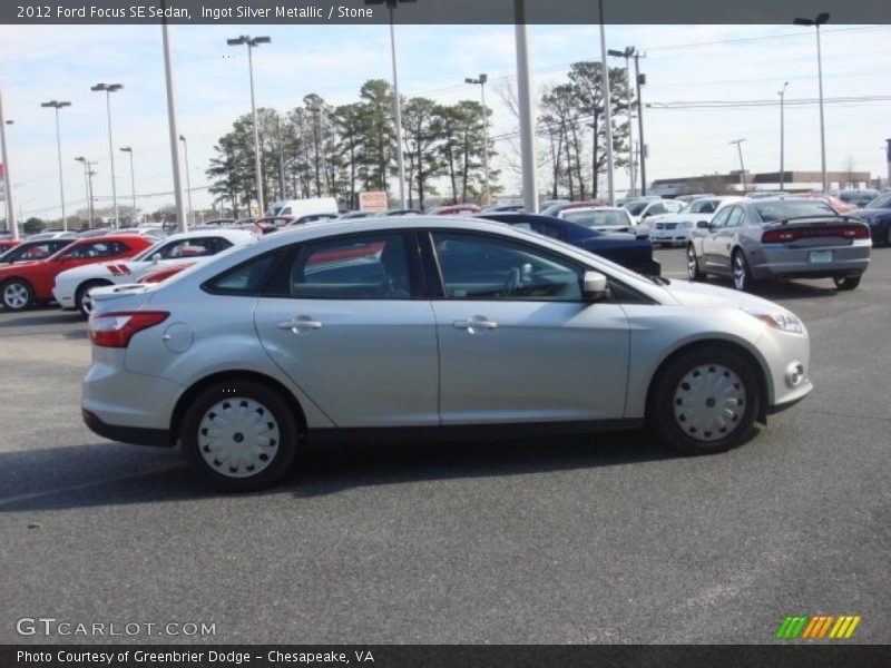 Ingot Silver Metallic / Stone 2012 Ford Focus SE Sedan