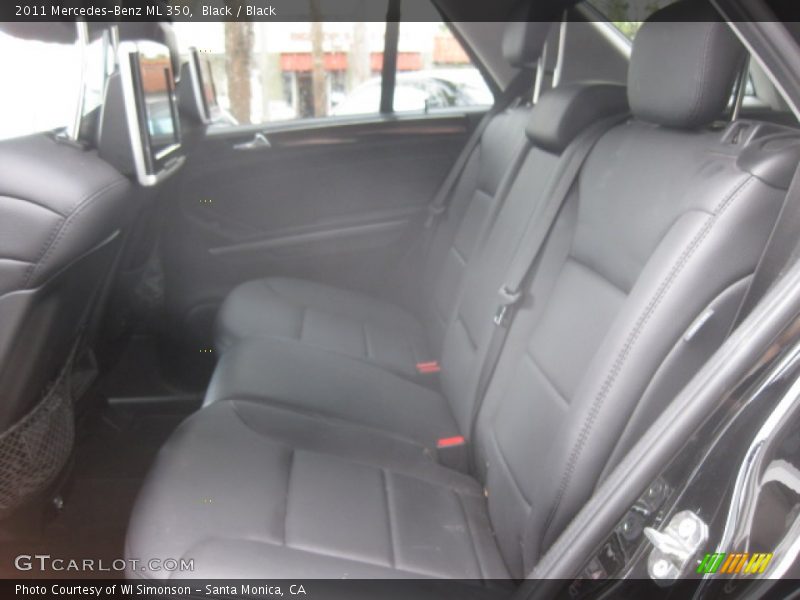 Black / Black 2011 Mercedes-Benz ML 350