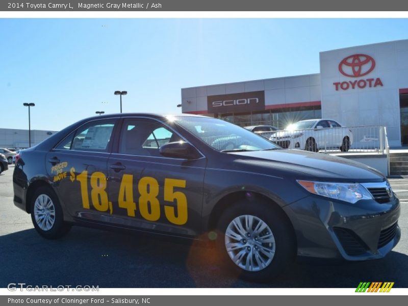Magnetic Gray Metallic / Ash 2014 Toyota Camry L