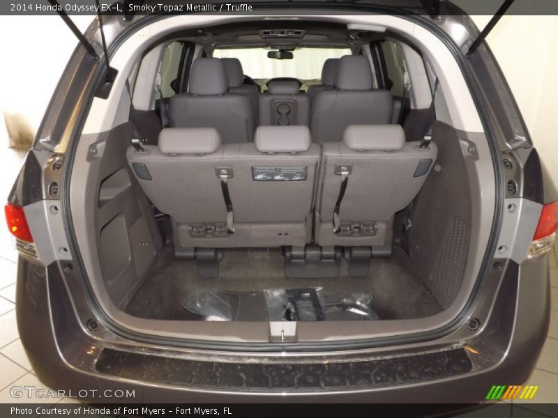 Smoky Topaz Metallic / Truffle 2014 Honda Odyssey EX-L