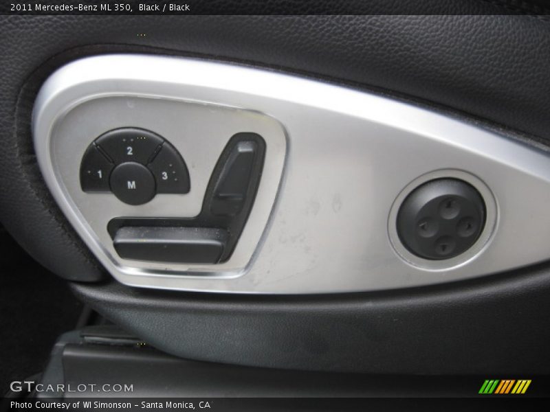 Black / Black 2011 Mercedes-Benz ML 350