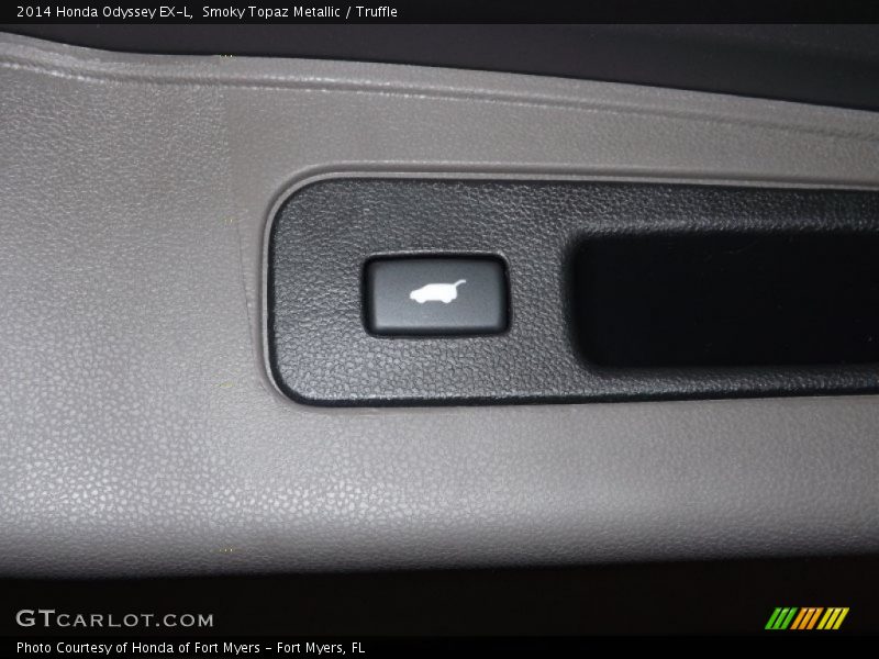 Smoky Topaz Metallic / Truffle 2014 Honda Odyssey EX-L