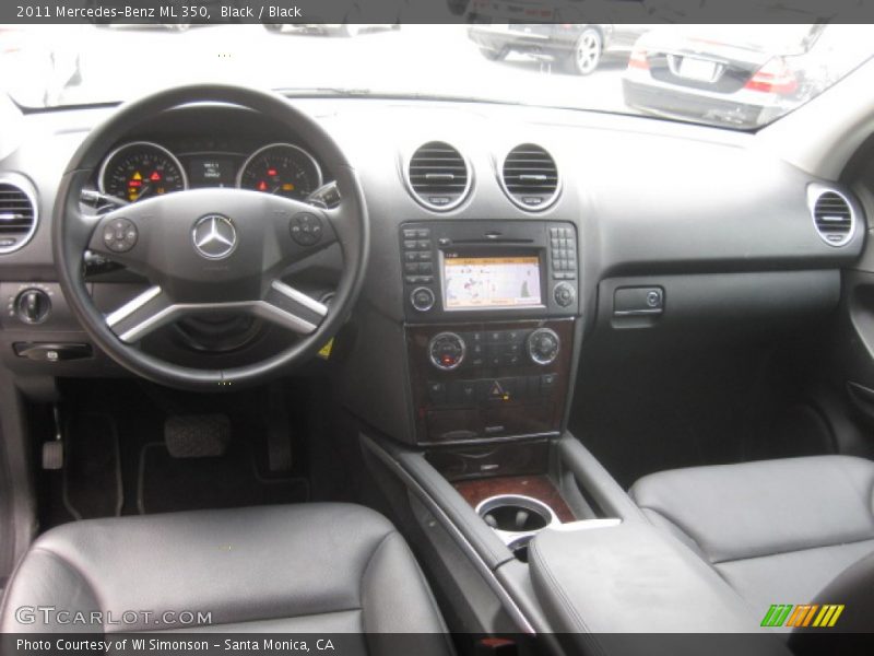 Black / Black 2011 Mercedes-Benz ML 350