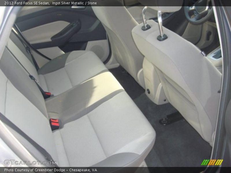 Ingot Silver Metallic / Stone 2012 Ford Focus SE Sedan