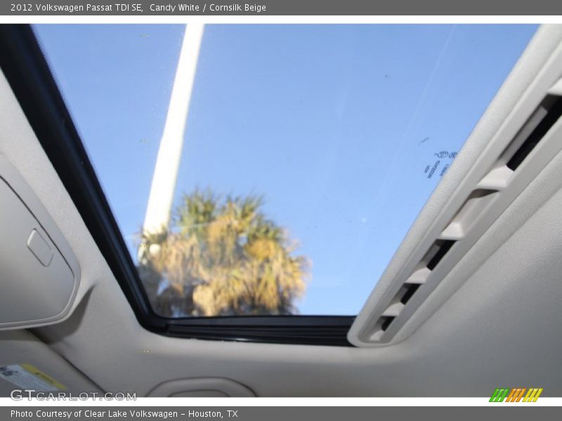 Candy White / Cornsilk Beige 2012 Volkswagen Passat TDI SE