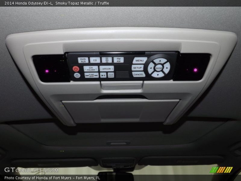 Smoky Topaz Metallic / Truffle 2014 Honda Odyssey EX-L