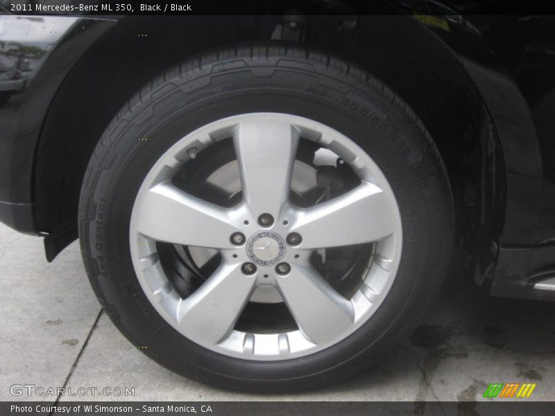 Black / Black 2011 Mercedes-Benz ML 350