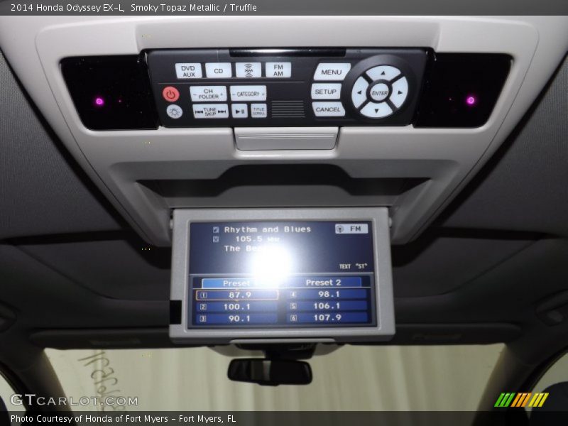 Smoky Topaz Metallic / Truffle 2014 Honda Odyssey EX-L