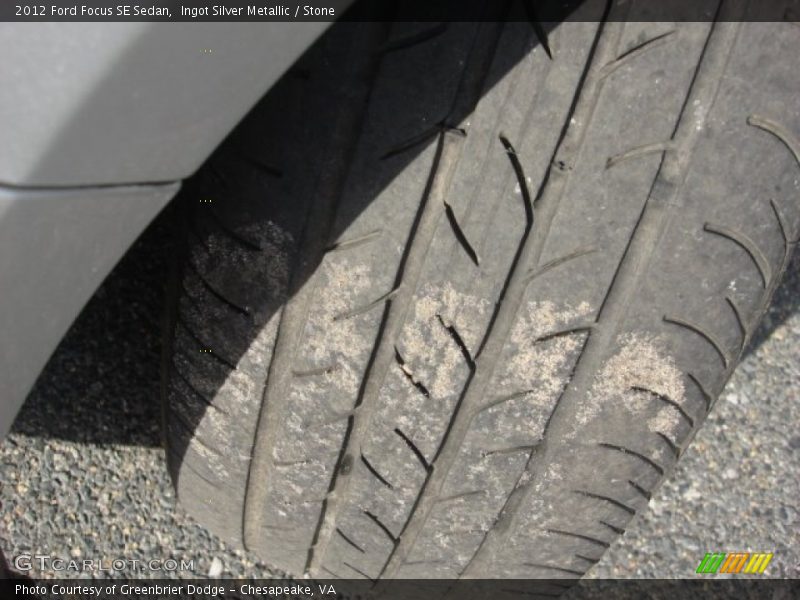 Ingot Silver Metallic / Stone 2012 Ford Focus SE Sedan