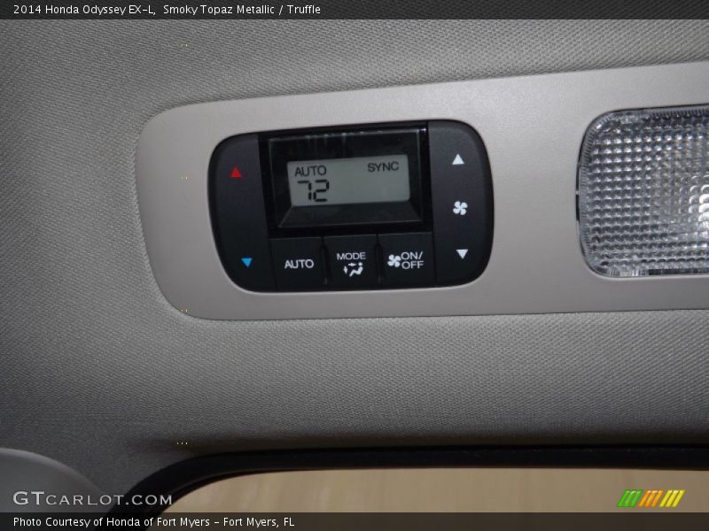 Smoky Topaz Metallic / Truffle 2014 Honda Odyssey EX-L