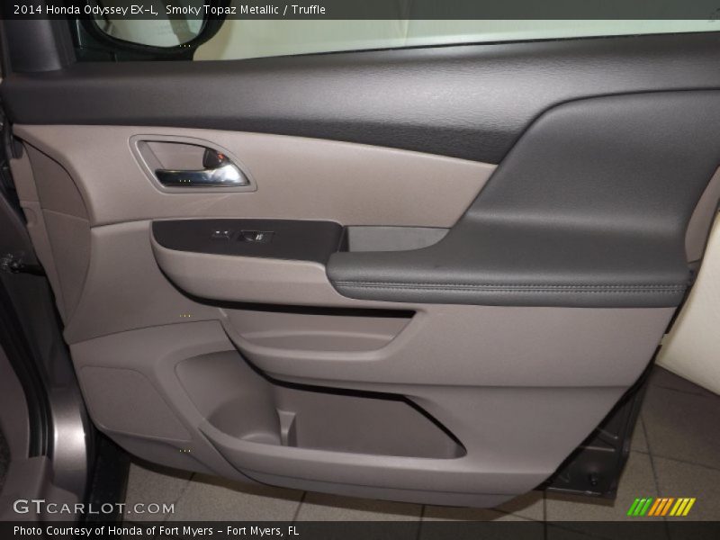 Smoky Topaz Metallic / Truffle 2014 Honda Odyssey EX-L