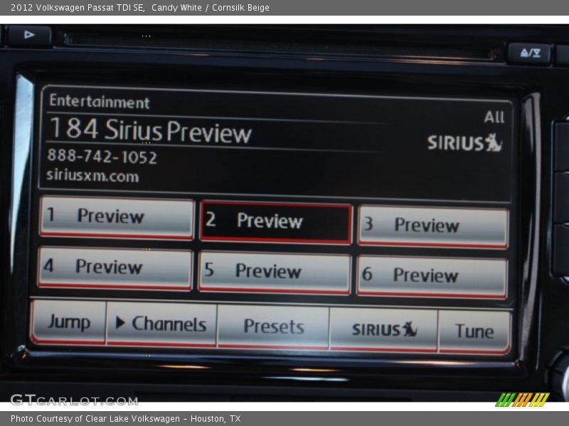 Candy White / Cornsilk Beige 2012 Volkswagen Passat TDI SE