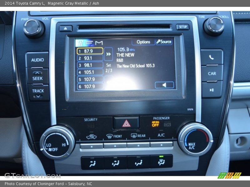Magnetic Gray Metallic / Ash 2014 Toyota Camry L