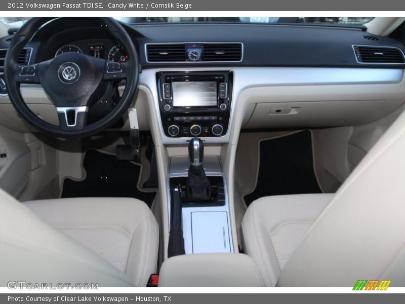 Candy White / Cornsilk Beige 2012 Volkswagen Passat TDI SE