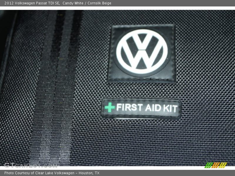 Candy White / Cornsilk Beige 2012 Volkswagen Passat TDI SE