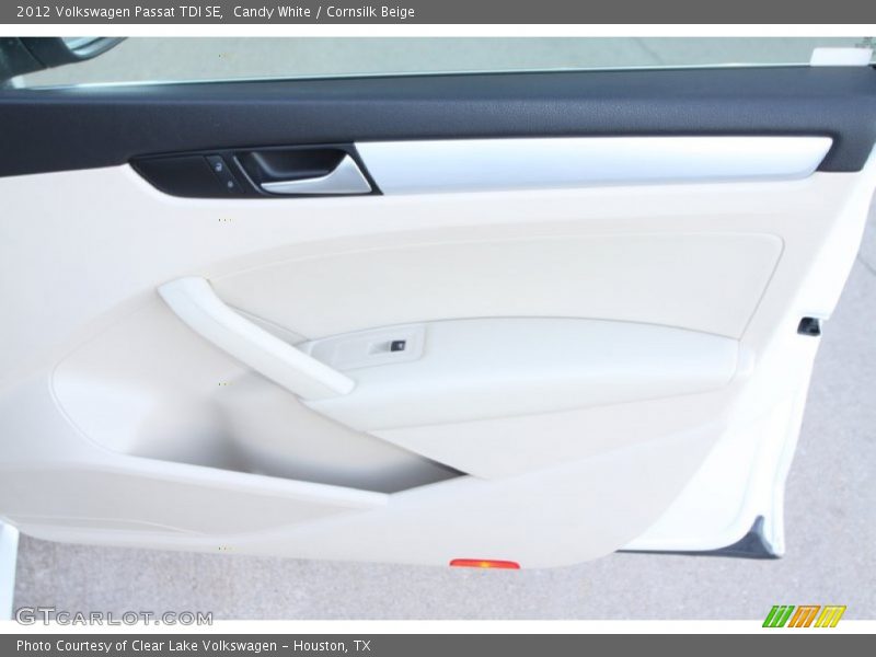 Candy White / Cornsilk Beige 2012 Volkswagen Passat TDI SE