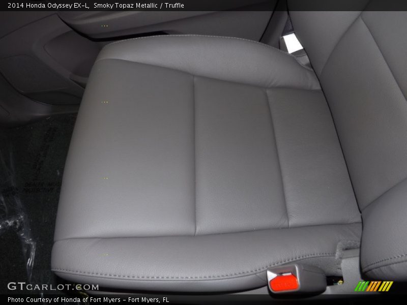 Smoky Topaz Metallic / Truffle 2014 Honda Odyssey EX-L