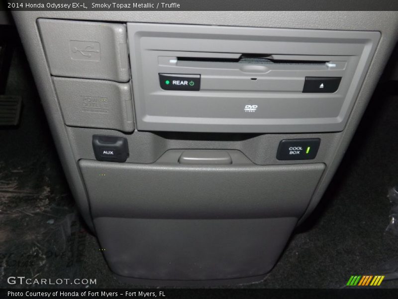 Smoky Topaz Metallic / Truffle 2014 Honda Odyssey EX-L