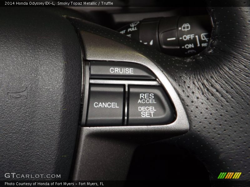 Smoky Topaz Metallic / Truffle 2014 Honda Odyssey EX-L