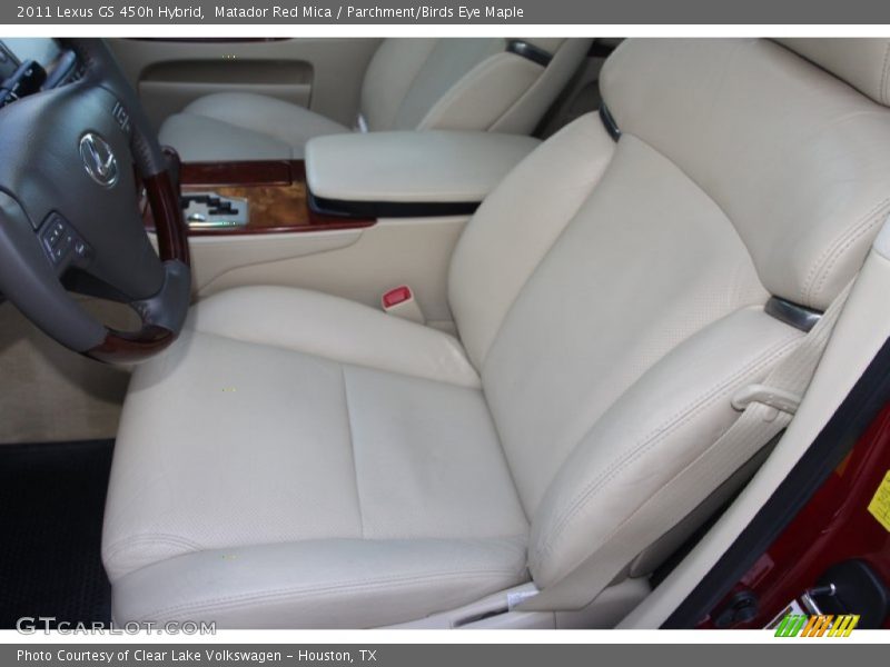 Front Seat of 2011 GS 450h Hybrid