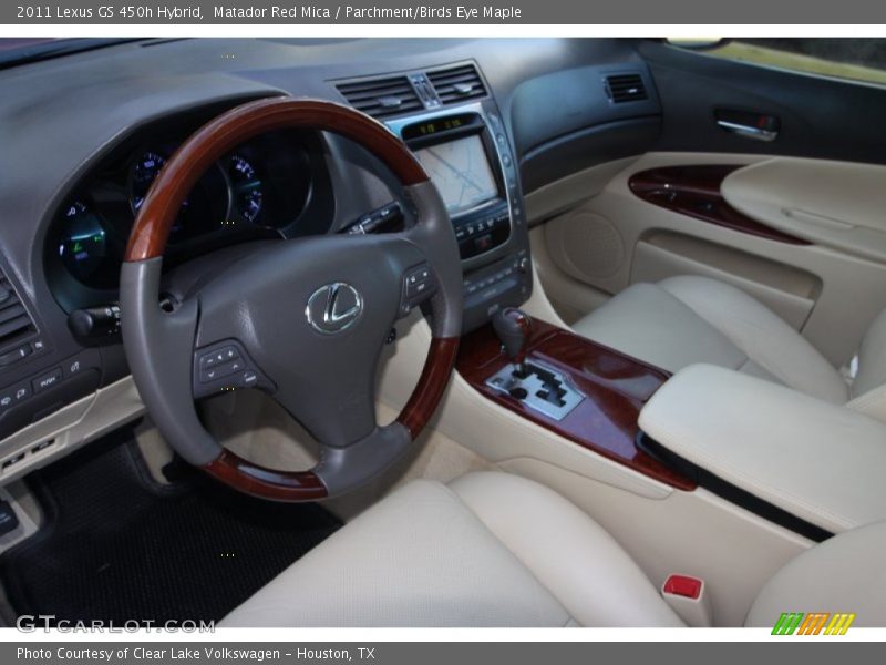 Parchment/Birds Eye Maple Interior - 2011 GS 450h Hybrid 
