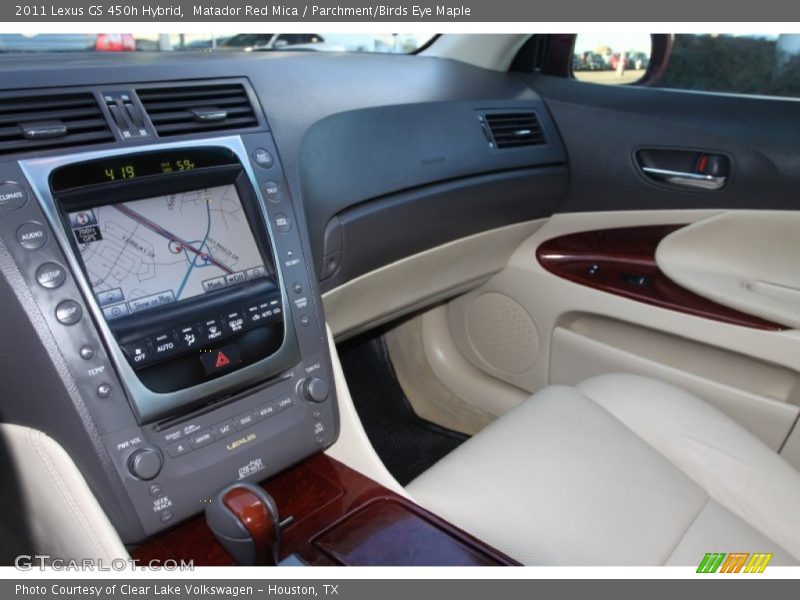Matador Red Mica / Parchment/Birds Eye Maple 2011 Lexus GS 450h Hybrid