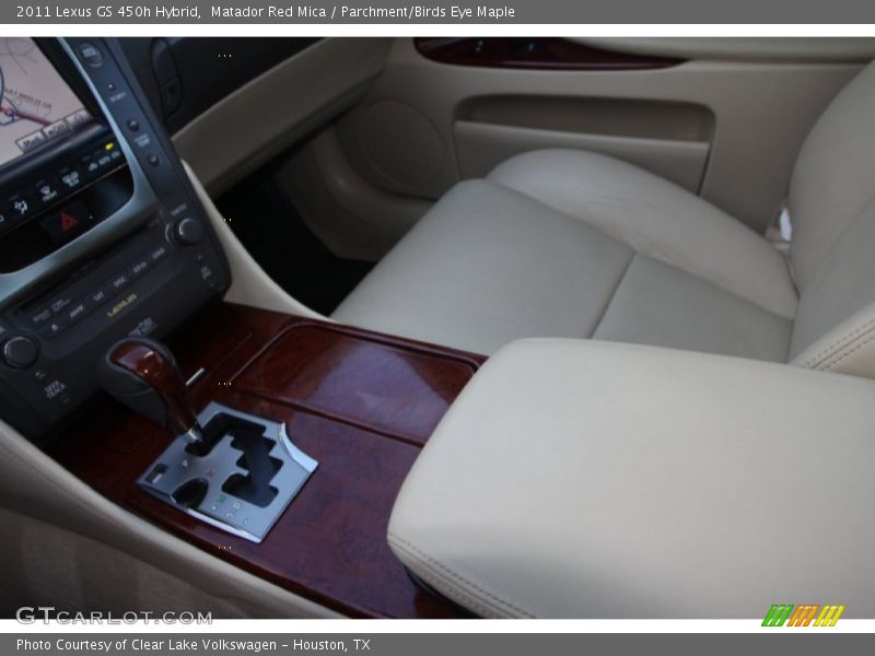 Matador Red Mica / Parchment/Birds Eye Maple 2011 Lexus GS 450h Hybrid