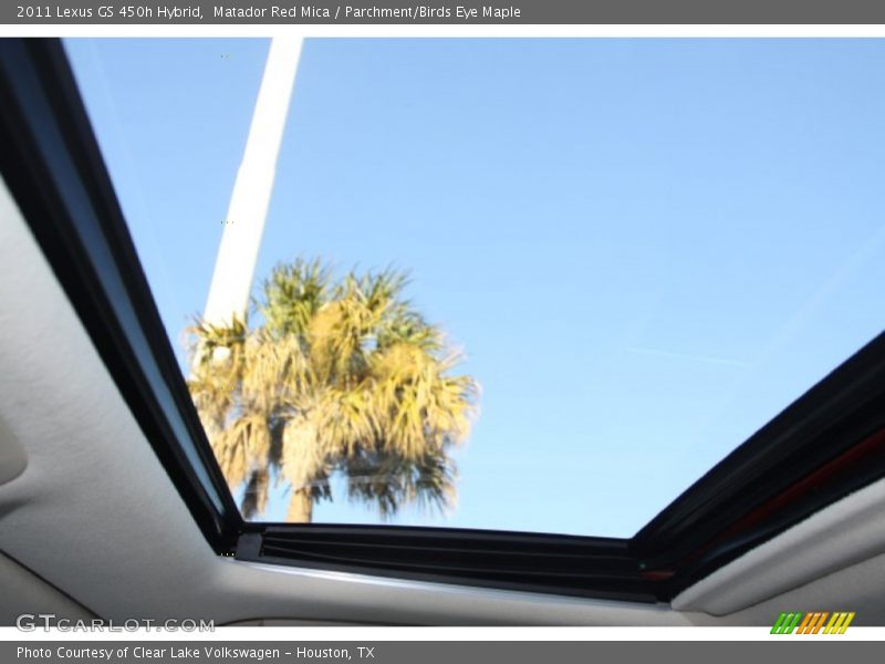 Matador Red Mica / Parchment/Birds Eye Maple 2011 Lexus GS 450h Hybrid