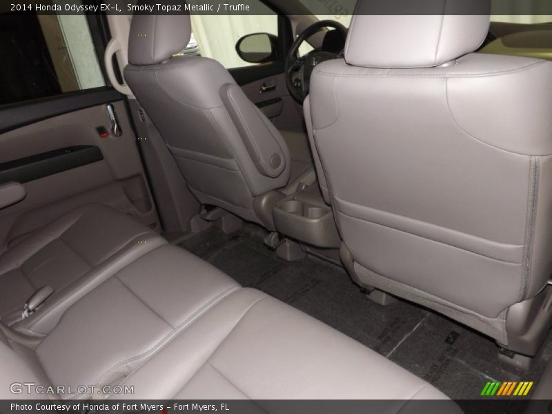 Smoky Topaz Metallic / Truffle 2014 Honda Odyssey EX-L