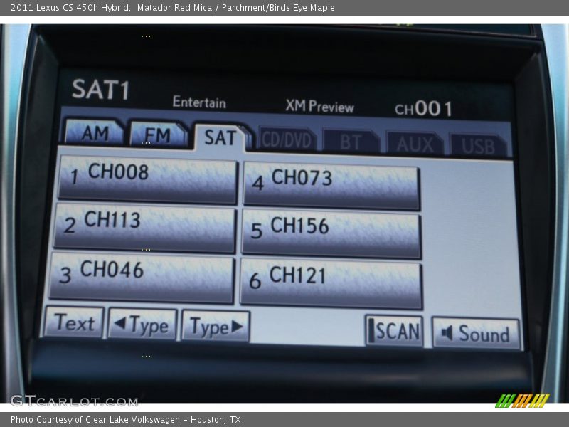Matador Red Mica / Parchment/Birds Eye Maple 2011 Lexus GS 450h Hybrid