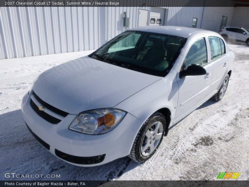 Summit White / Neutral Beige 2007 Chevrolet Cobalt LT Sedan