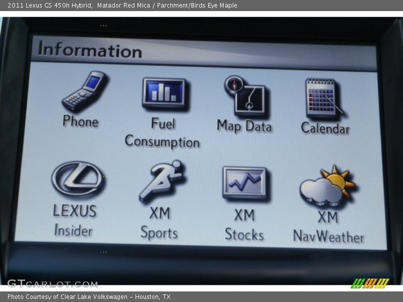 Matador Red Mica / Parchment/Birds Eye Maple 2011 Lexus GS 450h Hybrid