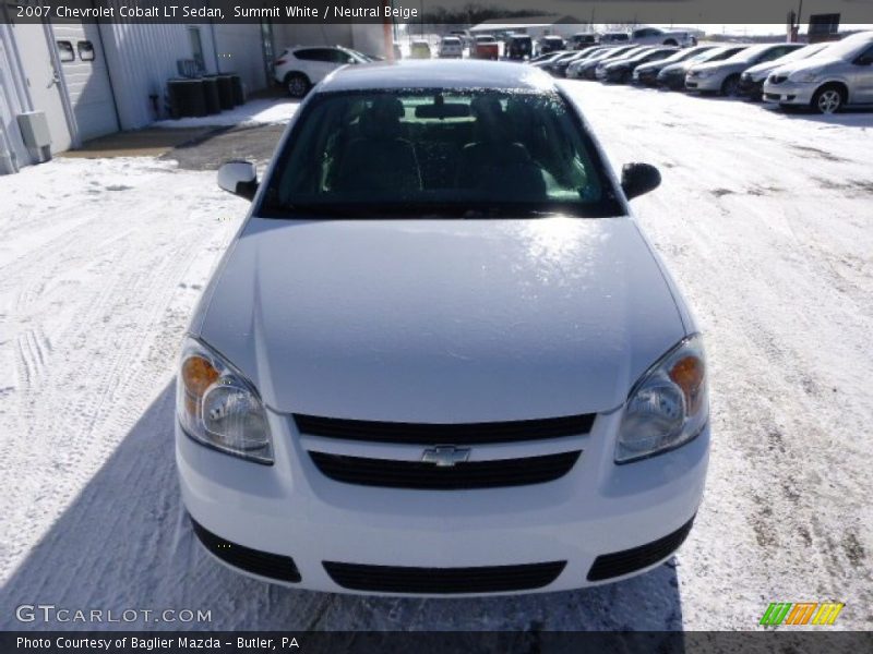 Summit White / Neutral Beige 2007 Chevrolet Cobalt LT Sedan