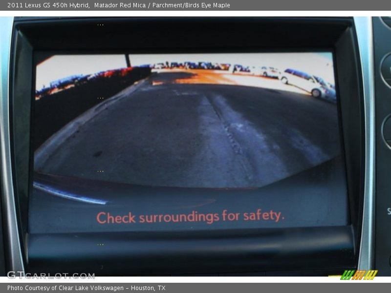 Matador Red Mica / Parchment/Birds Eye Maple 2011 Lexus GS 450h Hybrid