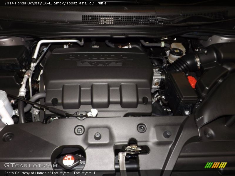 Smoky Topaz Metallic / Truffle 2014 Honda Odyssey EX-L