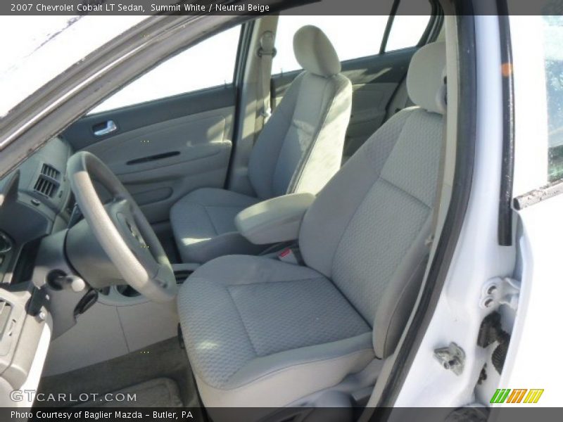 Summit White / Neutral Beige 2007 Chevrolet Cobalt LT Sedan