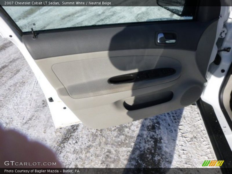Summit White / Neutral Beige 2007 Chevrolet Cobalt LT Sedan