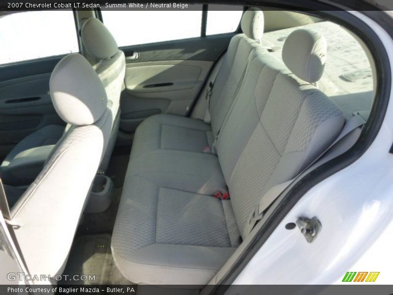Summit White / Neutral Beige 2007 Chevrolet Cobalt LT Sedan