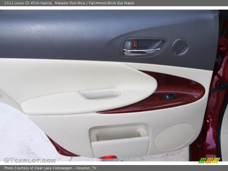 Matador Red Mica / Parchment/Birds Eye Maple 2011 Lexus GS 450h Hybrid