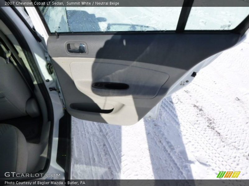 Summit White / Neutral Beige 2007 Chevrolet Cobalt LT Sedan