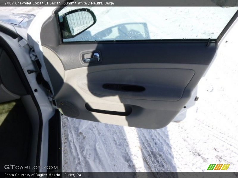 Summit White / Neutral Beige 2007 Chevrolet Cobalt LT Sedan